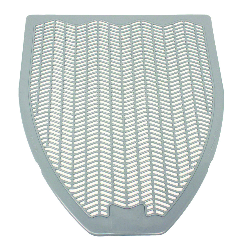 Impact Disposable Urinal Floor Mat, Nonslip, Green Apple Scent, Gray, 6/Carton (1525)
