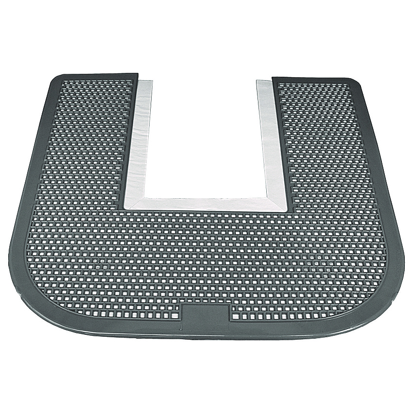 Impact Disposable Toilet Floor Mat, Nonslip, Orchard Zing Scent, 23 x 21-5/8, Gray, 6/Carton (1550CT)