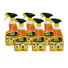 Goo Gone Spray Gel Cleaner, Citrus Scent, 12 oz Spray Bottle, 6/Carton (2096)