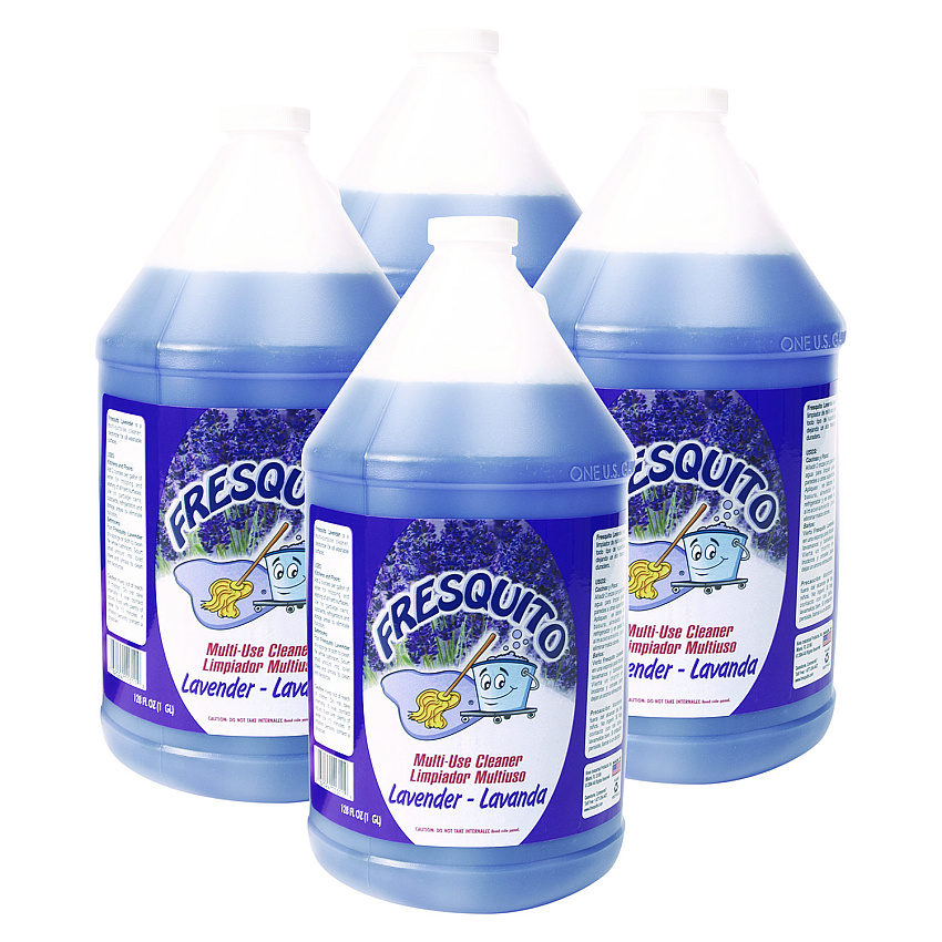 Fresquito Scented All-Purpose Cleaner, Lavender Scent, 1 gal Bottle, 4/Carton (FRESQUITOL)