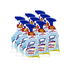 LYSOL Brand Multi-Purpose Hydrogen Peroxide Cleaner, Citrus Sparkle Zest, 32 oz Trigger Spray Bottle, 9/Carton (89289CT)