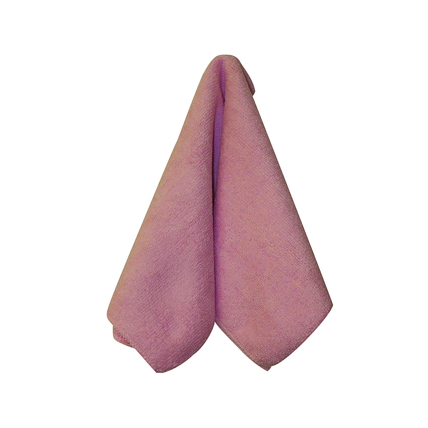 Impact Premium Weight Microfiber Dry Cloths, 16 x 16, Pink, 12/Pack (LFK400)