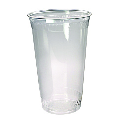 Fabri-Kal Kal-Clear PET Cold Drink Cups, 24 oz, Clear, 25/Sleeve, 24 Sleeves/Carton (KC24)