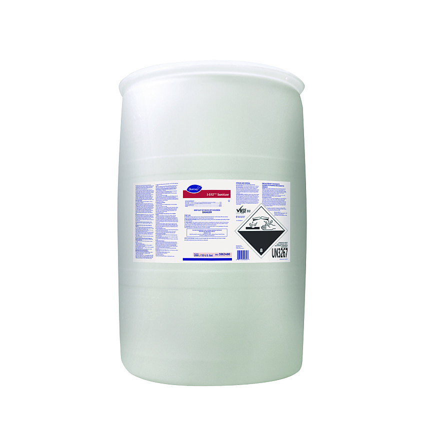 Diversey J-512TM/MC Sanitizer, Quaternary Scent, 55 gal Drum (5963480)