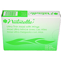 Impact Naturelle Maxi Pads, #4 Ultra Thin with Wings, 200 Individually Wrapped/Carton (25169798)