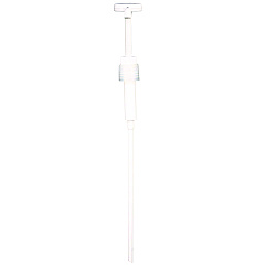Impact Economy Plastic Dispensing Pump with Senior Rieke Adapter for 5-gal Pails and 38 mm Screwcap for 1 gal Jugs, White (904AEA)