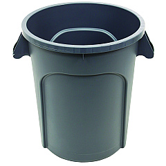 Impact Value-Plus Containers, Low Density Polyethylene, 20 gal, Gray (GC200103)