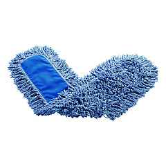 Rubbermaid Commercial Twisted Loop Blend Dust Mop, Polyester Yarn, 48", Blue, 12/Carton (J257BLUCT)