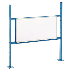 Global Industrial Workbench Whiteboard Panel Kit, Steel/Aluminum, 48" (319178BL)