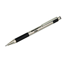 AbilityOne 7520017024609 SKILCRAFT Zebra Gel Pen, Retractable, Medium 0.7 mm, Black Ink, Stainless Steel Barrel, 2/Pack