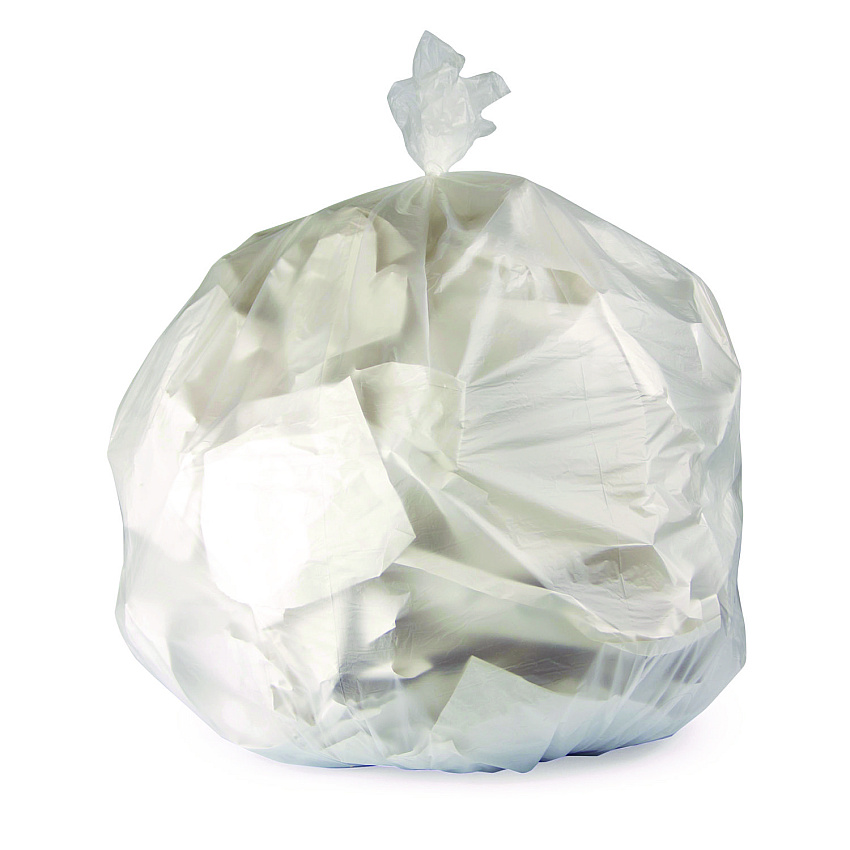 Heritage High-Density Waste Can Liners, 4 gal, 6 mic, 17" x 18", Natural, 2,000/Carton (Z3418RNR01)