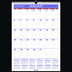 AT-A-GLANCE Erasable Wall Calendar, 12 x 17, White Sheets, 12-Month (Jan to Dec): 2023 (PMLM0228)