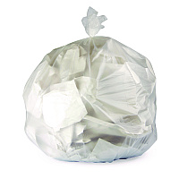 Heritage High-Density Waste Can Liners, 45 gal, 11 mic, 40" x 48", Natural, 250/Carton (Z8048MNR01)