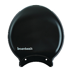 Boardwalk Single Jumbo Toilet Tissue Dispenser, 11 x 12 1/4, Black (BWK1519)