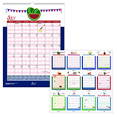 House of Doolittle Recycled Seasonal Wall Calendar, Earthscapes Illustrated Seasons Artwork, 12 x 16.5, 12-Month (July to June): 2022 to 2023 (3395)