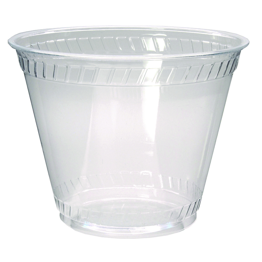 Fabri-Kal Kal-Clear PET Cold Drink Cups, 9 oz, Clear, Old Fashioned, 50/Sleeve, 20 Sleeves/Carton (KC9OF)