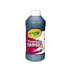 Crayola Premier Tempera Paint, Black, 16 oz Bottle (541216051)