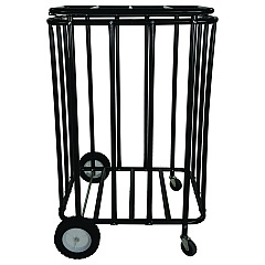 Champion Sports Compact Lockable Ball Locker, Metal, 176 lb Capacity, 22 x 28 x 43, Black (CBL)