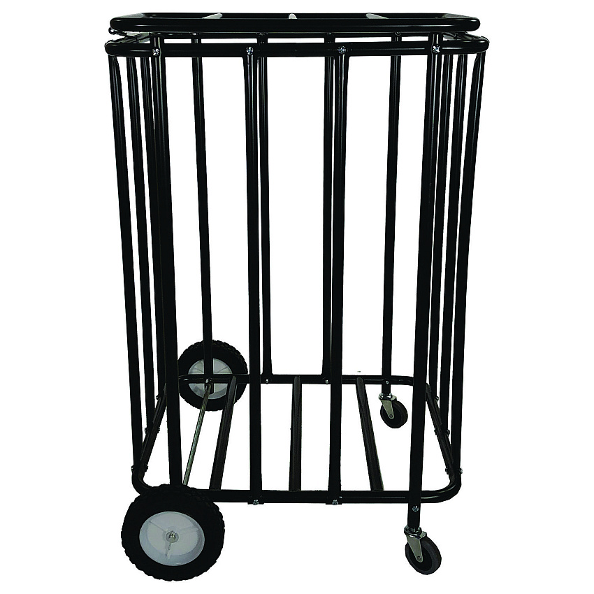 Champion Sports Compact Lockable Ball Locker, Metal, 176 lb Capacity, 22 x 28 x 43, Black (CBL)