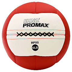 Champion Sports Rhino Promax Medicine Ball, 6 lb, Orange (RPX6)