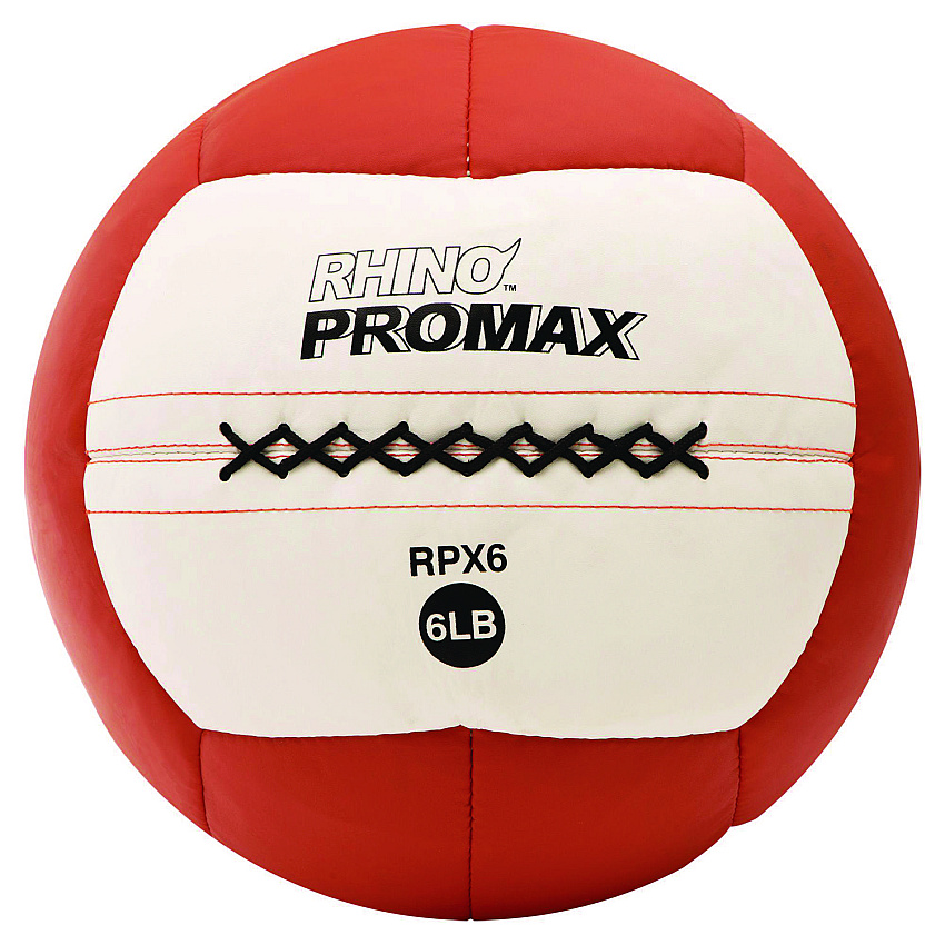 Champion Sports Rhino Promax Medicine Ball, 6 lb, Orange (RPX6)