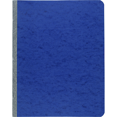 ACCO Pressboard Report Cover with Tyvek Reinforced Hinge, Two-Piece Prong Fastener, 3" Capacity, 8.5 x 11, Dark Blue/Dark Blue (25973)