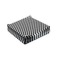 Paterson Grease-Resistant Food Wrap, 12" x 12", Black Check, 5,000/Carton (WG01006)