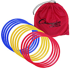 Champion Sports Speed Ring Set, 12 Rings (SRG12)