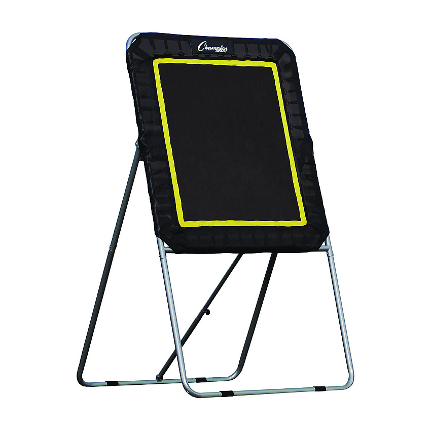 Champion Sports Deluxe Lacrosse Ball Rebounder, 6 ft  x 3 ft, 1.5" dia Frame (LBT43)