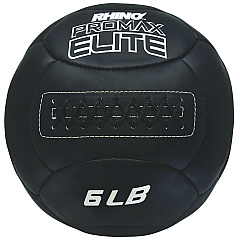 Champion Sports Rhino Promax Elite Medicine Ball, 6 lb, Black (PRX6)