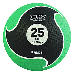 Champion Sports Rhino Elite Medicine Ball, 25 lb, Green (PRM25)