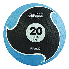 Champion Sports Rhino Elite Medicine Ball, 20 lb, Blue (PRM20)