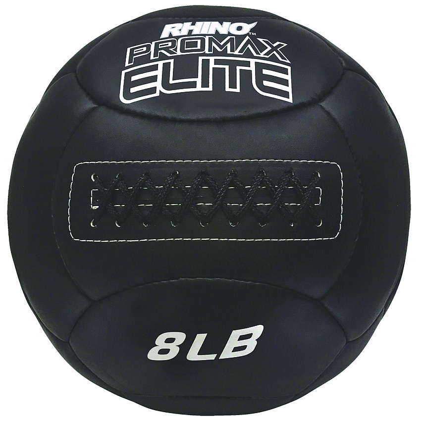 Champion Sports Rhino Promax Elite Medicine Ball, 8 lb, Black (PRX8)