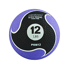 Champion Sports Rhino Elite Medicine Ball, 12 lb, Purple (PRM12)
