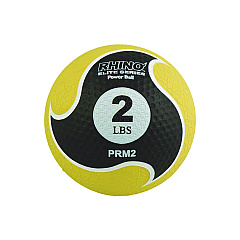 Champion Sports Rhino Elite Medicine Ball, 2 lb, Yellow (PRM2)