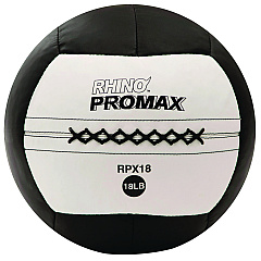 Champion Sports Rhino Promax Medicine Ball, 18 lb, Black (RPX18)