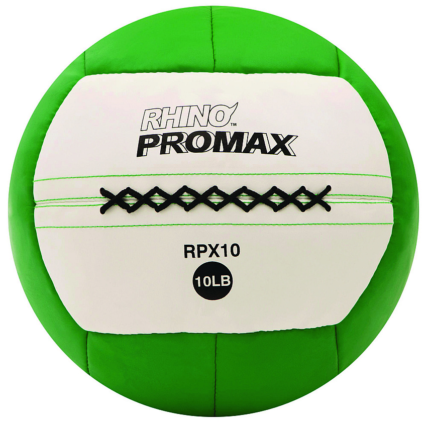 Champion Sports Rhino Promax Medicine Ball, 10 lb, Green (RPX10)