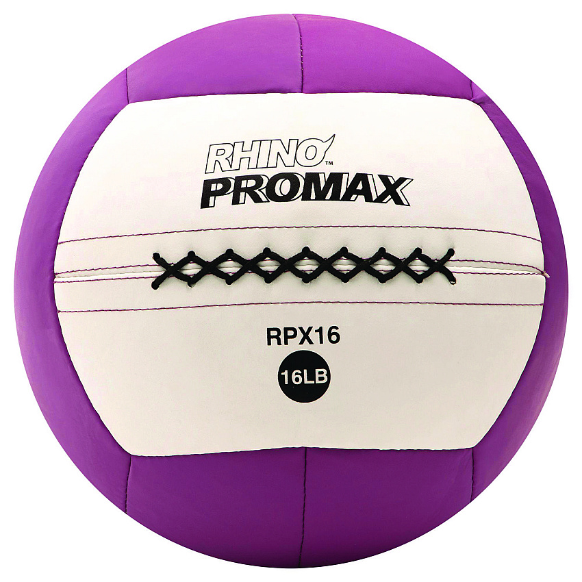Champion Sports Rhino Promax Medicine Ball, 16 lb, Purple (RPX16)