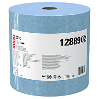 WypAll X90 Cloths, Jumbo Roll, 2-Ply, 11.1 x 13.4, Denim Blue, 450/Roll (12889)