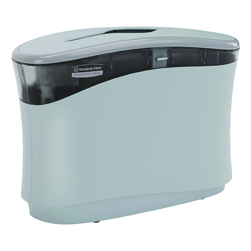 Kleenex Reveal Countertop Folded Towel Dispenser, 13.3 x 5.2 x 9, Gray (55760)
