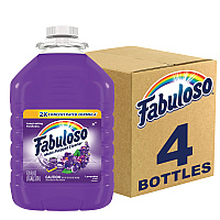 Fabuloso Multi-use Cleaner, Lavender Scent, 1 gal Bottle, 4/Carton (53058)