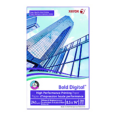 Xerox Bold Digital Printing Paper, 98 Bright, 24lb, 8.5 x 14, White, 500 Sheets/Ream, 8 Reams/Carton