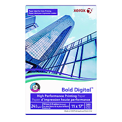 Xerox Bold Digital Printing Paper, 98 Bright, 24 lb Bond Weight, 11 x 17, White, 500/Ream (3R11543R)