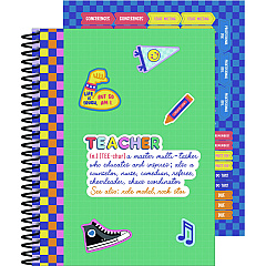 Carson-Dellosa Teacher Planners, Weekly/Monthly, Two-Page Spread, 11 x 8.5, Multicolor Cover, We Stick Together Theme (105050)