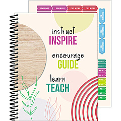 Carson-Dellosa Teacher Planners, Weekly/Monthly, Two-Page Spread, 11 x 8.5, Multicolor Cover, True to You Theme (105051)