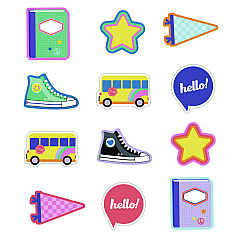Carson-Dellosa Assorted Colorful Cut-Outs, We Stick Together Hello School, 36 Pieces (120652)