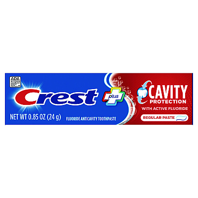 Crest Cavity Protection Toothpaste, Personal Size, 0.85 oz Tube, 240/Carton (09596)