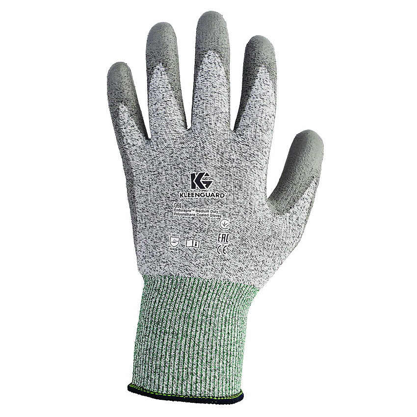KleenGuard G60 Level 3 Economy Cut Resistant Gloves, Large, Gray/Salt and Pepper, 12 Pairs/Carton (13825)