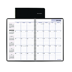 AT-A-GLANCE DayMinder Monthly Planner, Ruled Blocks, 12 x 8, Black Cover, 14-Month (Dec to Jan): 2022 to 2024 (G47000)