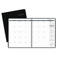 AT-A-GLANCE Monthly Planner, 11 x 9, Black Cover, 15-Month (Jan to Mar): 2023 to 2024 (7026005)
